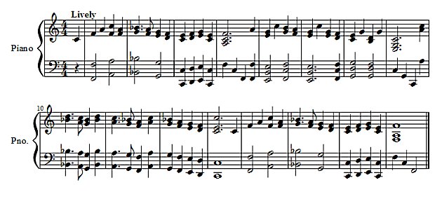  Alternative full score of The MCG Song