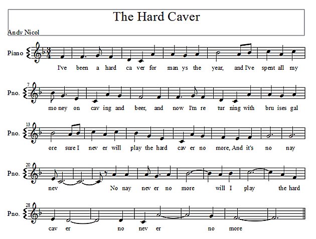 Score of Down Below