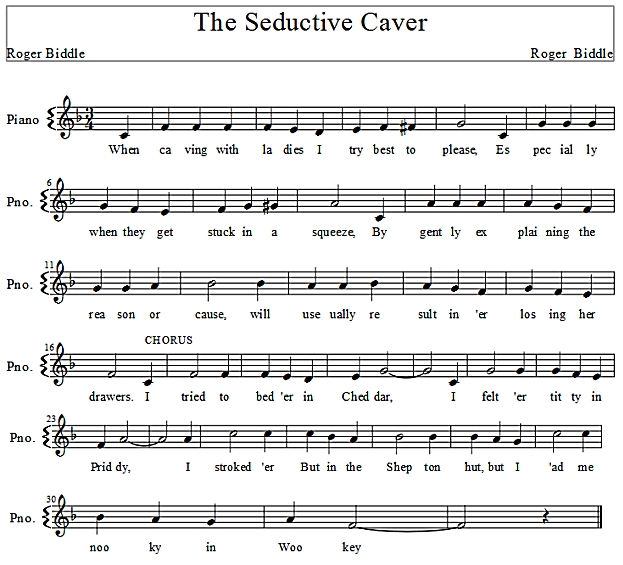 Score of caving seduction